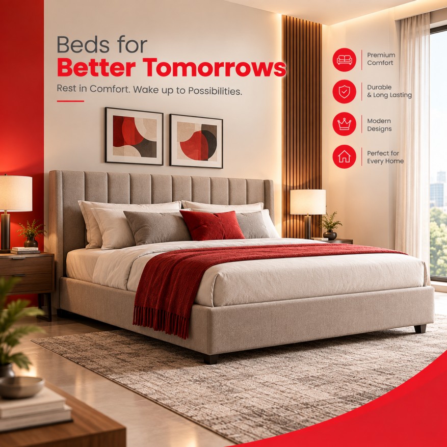 Bed by Global Furniture